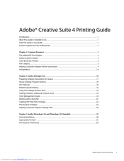 Adobe 65023809 - Creative Suite 4 Master Collection Printing Manual