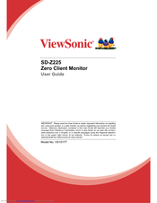 Viewsonic SD-Z225 User Manual