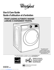 Whirlpool W10507539A Use And Care Manual