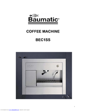 Baumatic BEC1SS Installation And Operating Instructions Manual