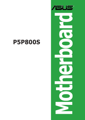 Asus P5P800S User Manual