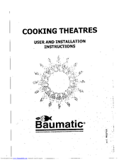 Baumatic BT3400SS User And Installation Instructions Manual