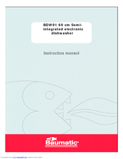 Baumatic BDW01 Instruction Manual