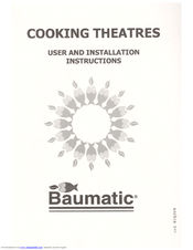 Baumatic BT2460 User And Installation Instructions Manual