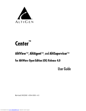 Altigen Center User Manual