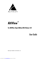 Altigen AltiView 4.0 User Manual