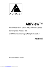 Altigen AltiView 5.0 Manual