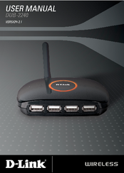 D-Link DUB-2240 - Wireless USB Hub User Manual
