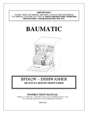 Baumatic BFD62W Instruction Manual