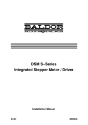 Baldor DSMS 34 Installation Manual
