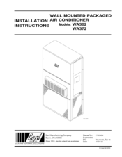 Bard WA372 Installation Instructions Manual