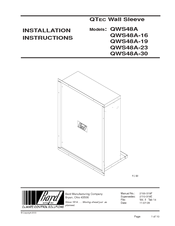 Bard QTEC QWS48A-23 Installation Instructions Manual