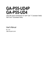 Gigabyte GA-P55-UD4P User Manual