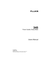 Fluke 345 User Manual