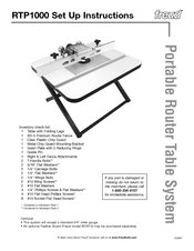 Freud RTP1000 Set Up And Instructions Manual