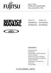 Fujitsu ASYB24LDC Service Manual