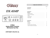 Galaxy DX 45MP Owner's Manual