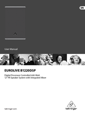 Behringer Eurolive B1220DSP User Manual