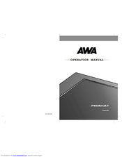 AWA JTM32K212A-T Operation Manual