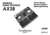 Korg Toneworks AX3B Owner's Manual