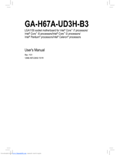 Gigabyte GA-H67A-UD3H-B3 User Manual