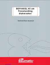 Baumatic BDF440SL Instruction Manual