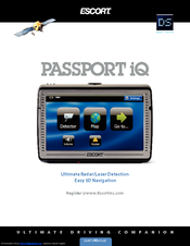 Escort PASSPORT iQ User Manual