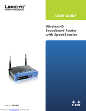 Cisco Linksys WRT54GS User Manual