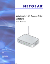 Netgear WN604 - Wireless-N 150 Access Point User Manual