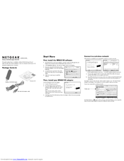 Netgear WNA3100 - Wireless-N 300 USB Adapter Installation Manual