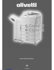 Olivetti d-Copia 52 Operation Manual