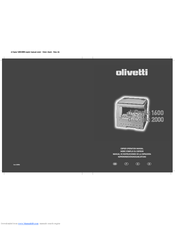 Olivetti d-Copia 1600 Operation Manual