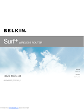 Belkin Surf + 8820ed00372_F7D2301_v1 User Manual
