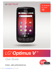 LG Optimus V User Manual