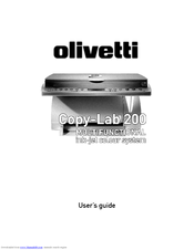 Olivetti CopyLab 200 User Manual