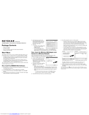 Netgear WNDA3100v2 - RangeMax Dual Band Wireless-N USB 2.0 Adapter Installation Manual