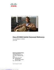 Cisco IE-3000-8TC Command Reference Manual