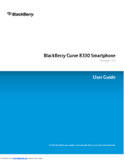 Blackberry Curve 8330 Smartphone User Manual
