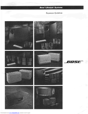Bose Lifestyle 20 Expansion Manuallines