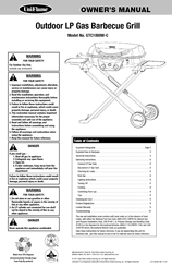 Blue Rhino GTC1000W-C Owner's Manual