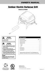 Blue Rhino EBT900W Owner's Manual