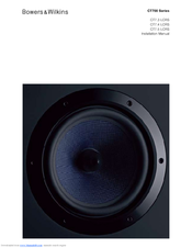 Bowers & Wilkins CT7.3 LCRS Installation Manual