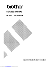 Brother P-touch PRO DX PT-9200DX Service Manual