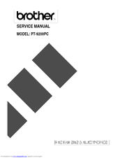 Brother PT-9200PC Service Manual