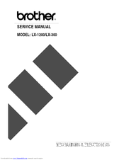 Brother LX-1200 Service Manual