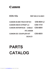 Canon EO-1Ds Parts Catalog