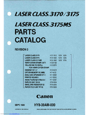 Canon LASER CLASS 3175 Parts Catalog
