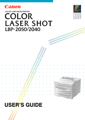 Canon Color Laser Shot LBP-2050 User Manual