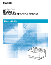 Canon Satera LBP8620 User Manual