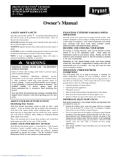 Bryant 280ANV EVOLUTION Owner's Manual